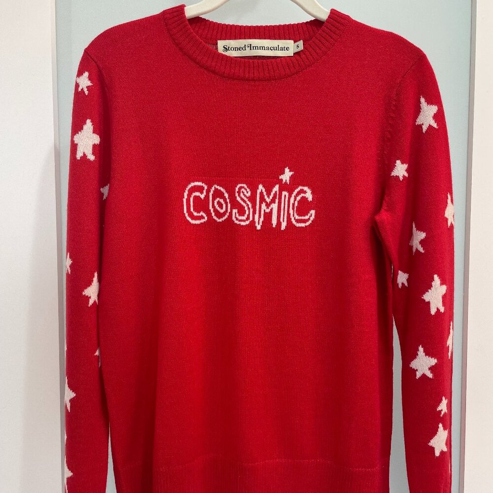 Stoned Immaculate Cosmic Sweater Size Small